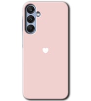 Galaxy A35 Kılıf HD Desen Baskılı Kılıf - Sade Kalp