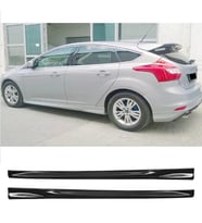 Ford Focus 3 HB Yan Marşpiyel Seti Mat Siyah Plastik 2 Adet 2012 - 2018