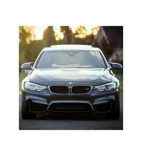 Royal Stance Oto Sticker Beyaz 55*18 Cm