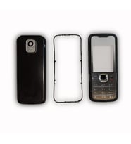 Nokia 7210s Kapak Nokia 7210s uyumlu Siyah ön Kapak Arka Kapak ve Tuş Takımı