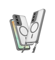 Samsung Galaxy S25 Kılıf Enka Magsafe Silikon Kılıf - Titan Gri