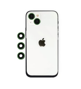 İphone 14 Shine Kamera Lens - Yeşil
