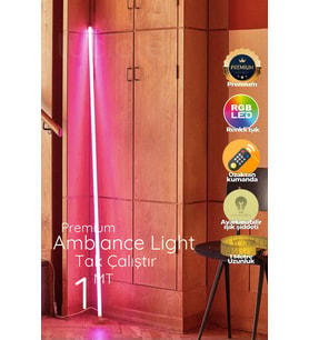 Şerit LED Rgb Led Strip Tube Light Lambader Uzaktan Kumandalı Işık Lamba Ampül aydınlatma Renkli animasyonlu5