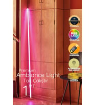 Şerit LED Rgb Led Strip Tube Light Lambader Uzaktan Kumandalı Işık Lamba Ampül aydınlatma Renkli animasyonlu5