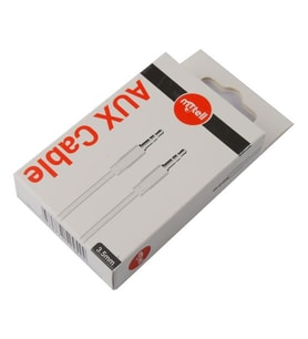 Mytell Universal 3.5 mm-3.5 mm AUX Bağlantı Kablosu Beyaz B Kalite