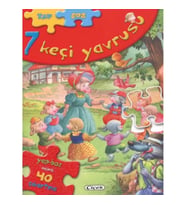 7 Keçi Yavrusu Yap-Boz Çıkartmalı Masallar 1