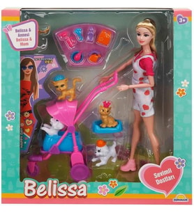 Belissa'nın Annesi Pikniğe Gidiyoruz Bebek Seti 30 cm