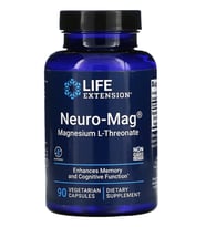 Lıfe Extensıon Neuro-Mag Magtein Magnesium L-Threonate 90 Veg Capsul.Usa.59.