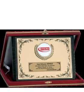 ODAK KUPA - Ahşap Plaketler - PL-071 A - 18x24 cm
