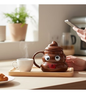 Poo Temalı Kupa Bardak