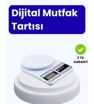 Dijital Mutfak Terazisi 10kg Kapasiteli 1g Hassasiyetli