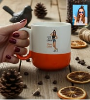 Kişiye Özel Karikatürlü Cute But Cancer Yengeç Burcu Kupa Bardak Pro Doğum Günü Hediyesi