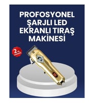 Mey İthalat® Ergonomik Tasarımlı, Hafif ve Taşınabilir Profesyonel Tıraş Makinesi
