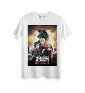 Fullmetal Alchemist Resim Baskılı Çocuk Beyaz Tshirt