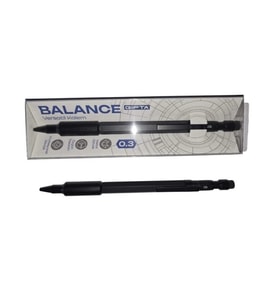 GIPTA K1943 0.3 BALANCE METAL GÖVDE VERSATİL KALEM SİYAH - TEKLİ