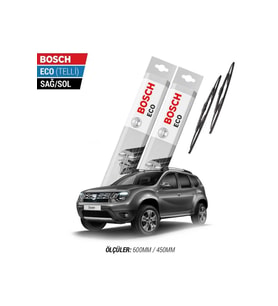 Dacia Duster 2016 Model Silecek Takımı Bosch Eco (telli)