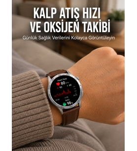Kalp Atış Hızı ve Oksijen Takibi Sunan Akıllı Saat