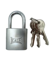 Kale KD001/10-640 prinç asma kilit 40 mm nikel kaplamalı