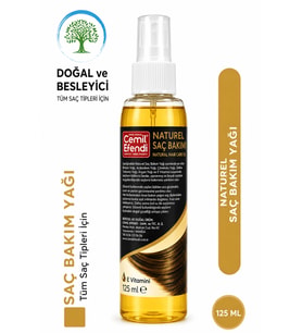Cemil Efendi Saç Bakım Yağı 125 ml ( Argan & E Vitaminli ) - Arındırıcı Bakım, Güçlü Görünüm