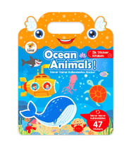 İlk Sticker Ocean Animals Tekrar Tekrar Kullanılabilen