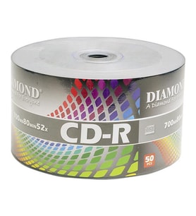 Ayt Diamond CD-R 52x 700 Mb 80 Min Boş CD 50 li Paket 80 Dakika Kayıt Süresi