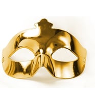 Altın Renk Ekstra Parlak Balo Maskesi