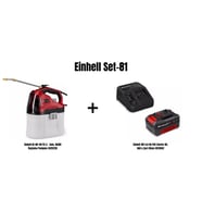 Einhell Set-81(GE-WS 18/75 Li Akülü İlaçlama Pompası+18V 4,0 Ah PXC Starter Kit, Akü & Şarj Cihazı)
