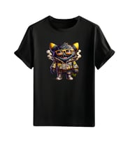 Animasyon Görselli  Unisex (Tshirt) Tişört (Siyah)