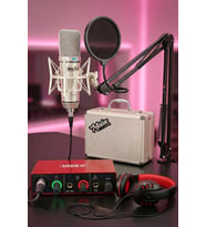 Midex CX1 Mikrofon + GLX-500 PRO Ses Kartı + RS-30 Stereo Kulaklık Kayıt Ekipmanı