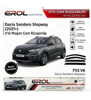 DACİA SANDERO STEPWAY (2021>) 4'LÜ SUV MUGEN CAM RÜZGARLIĞI