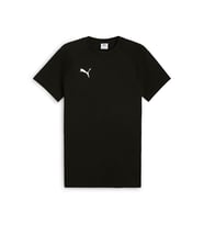 Puma Teamevostripe Tee Erkek Futbol Antrenman Tişörtü 65995303 Siyah