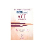 Karekök Yayınları Ayt Eşit Ağırlık Öğrencileri Için 6 Adet Deneme Karekök (Çok Renkli)