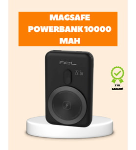 Lcd Ekranlı Kablosuz Powerbank Type C Ve Usb Çıkışlı