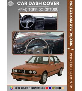 BMW E30 3 SERİSİ (1982-1991) Torpido Örtüsü Ön Göğüs Koruma Torpido Koruma Tam Uyum Çatlamayı Önler