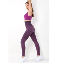 MioFit Flex Yüksek Bel Toparlayıcı ve Şekillendirici Seamless Spor Tayt (MAVI-LACIVERT)