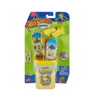 Hot Wheels Skate 2'li Parmak Kaykay ve Kutu Seti HTP10 - Banana Licious