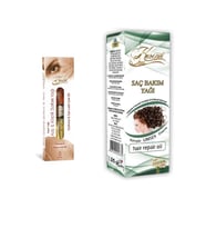 Saç ve  Argan Yağlı Kaş - Kirpik Bakım Yağı Seti