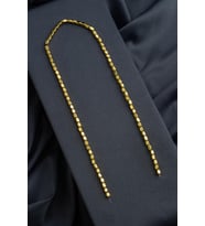 Hematit Doğal Taş Parlak Altın Sarı Silindir Kesim 3x5mm Dizi [AA]