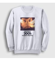 Presmono Unisex Beyaz Cover V2 Film 2001 A Space Odyssey Sweatshirt 241708tt