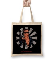 The Terminator Retro Japanese Bez Çanta Uzun Saplı