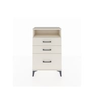 Arges Komodin Tek Raflı 3 Çekmeceli 60x30x96 Aytaşı-Aytaşı