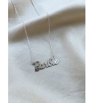Gümüş  Barbie Kolye