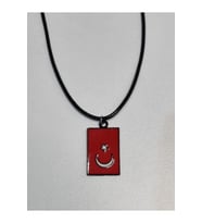 Türk Bayrağı Kolye (Gümüş)