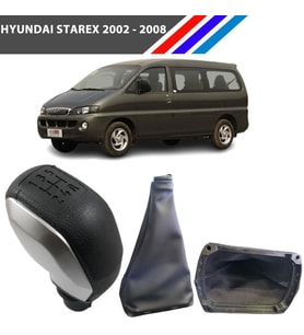 Otozet - Hyundai Starex Spor Vites Topuzu Gri Kapak Detaylı ve Körüğü Takım 2002-2008