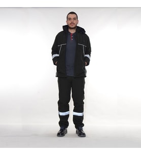 Bonding Su ve Soğuk Geçirmez Pantolon Reflektörlü Kapitoneli (Renksiz)