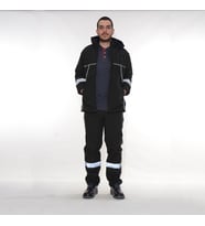 Bonding Su ve Soğuk Geçirmez Pantolon Reflektörlü Kapitoneli (Renksiz)