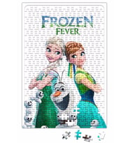 Elsa Anna Frozen Fever Olaf Puzzle 240 Parça Yapboz