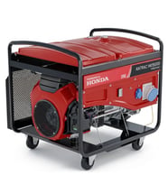 Honda HK15000 GX670 15kVa 12kW 24bg 671cc 158kg Tekerli Marşlı Trifaze Benzinli Jeneratör
