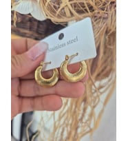 TARZ MODEL ÇELİK KÜPE MODELLERİ (Sarı Papatya)