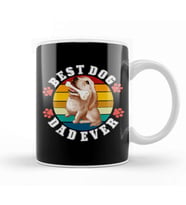Best Dog Dad Ever Funny Best Dog Dad Ever Kupa Bardak Porselen